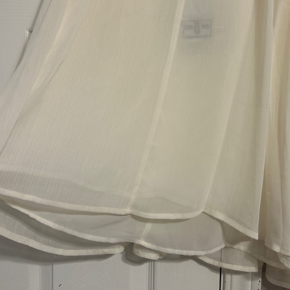 Robert Rodriguez Cream Ruffled Blouse - Picture 4 of 4